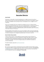 Executive Director - Summary